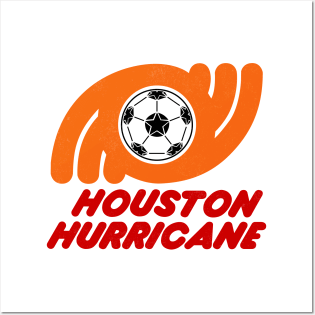 Defunct Houston Hurricane NASL Soccer 1980 Wall Art by LocalZonly